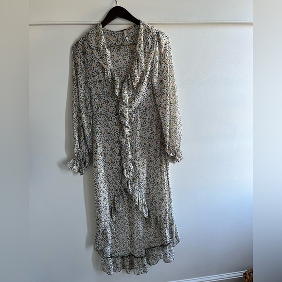 NEW Free People Gigi Printed Maxi Size XS - Picture 5 of 16